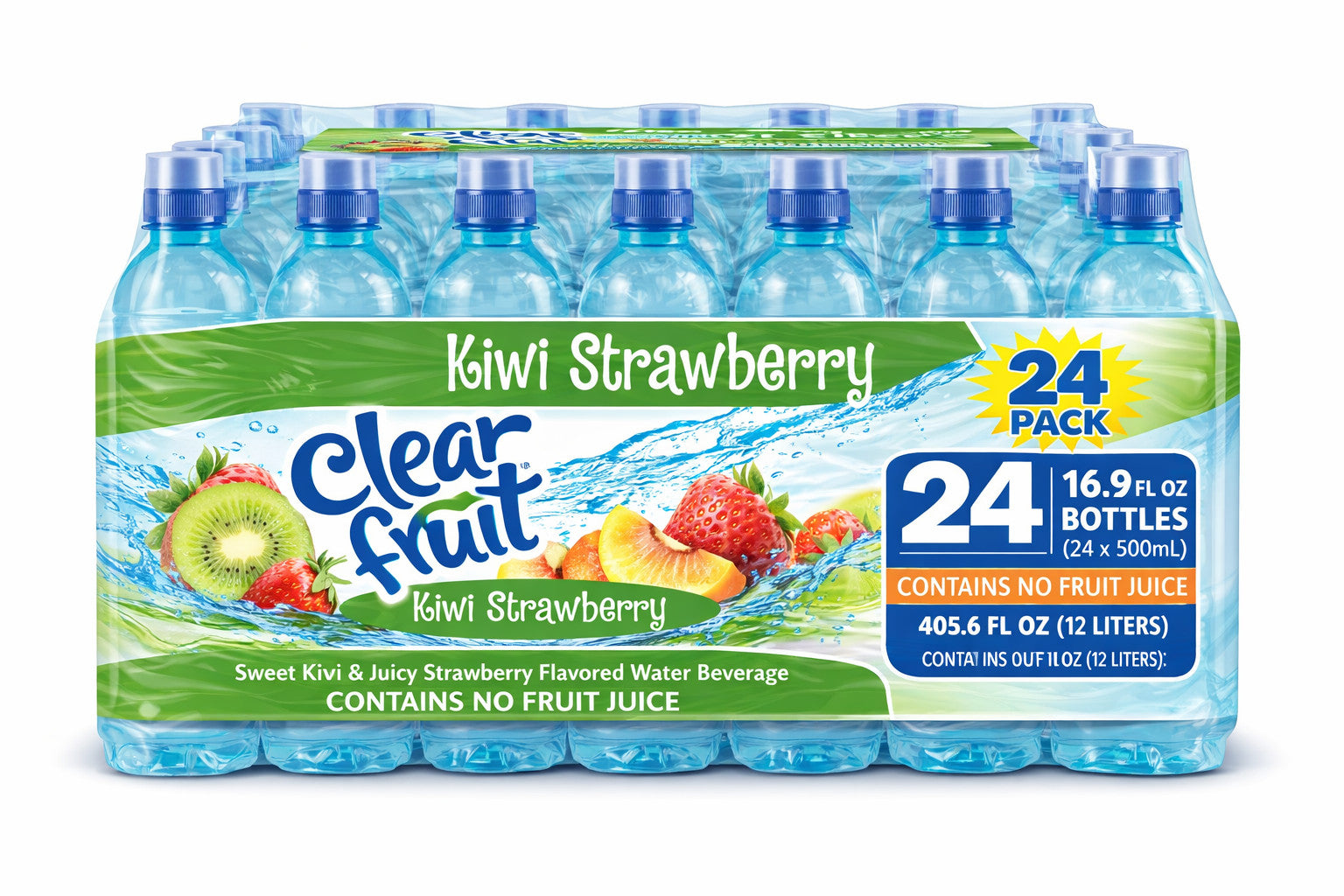 Clear Fruit Flavored Water 16.9oz Bottles 6/12/24 Packs, ALL Flavors Available